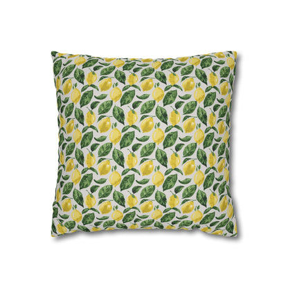 Lemon Cushion 03 Spun Polyester Square Pillowcase