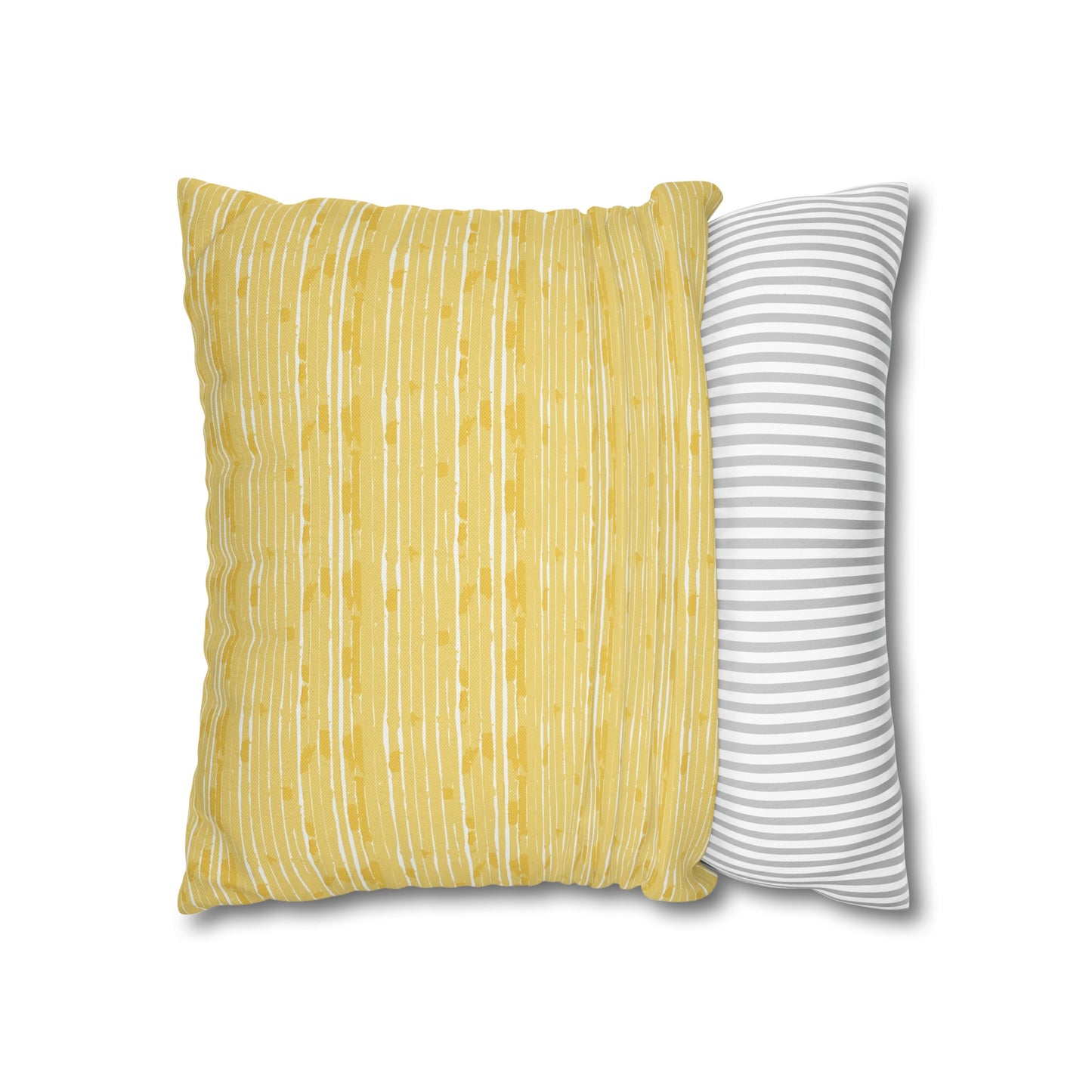 Lemon Cushion 04 Spun Polyester Square Pillowcase