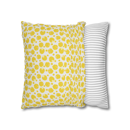 Lemon Cushion 05 Spun Polyester Square Pillowcase