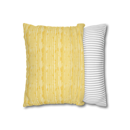 Lemon Cushion 04 Faux Suede Square Pillowcase