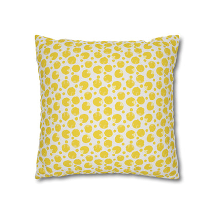 Lemon Cushion 05 Spun Polyester Square Pillowcase