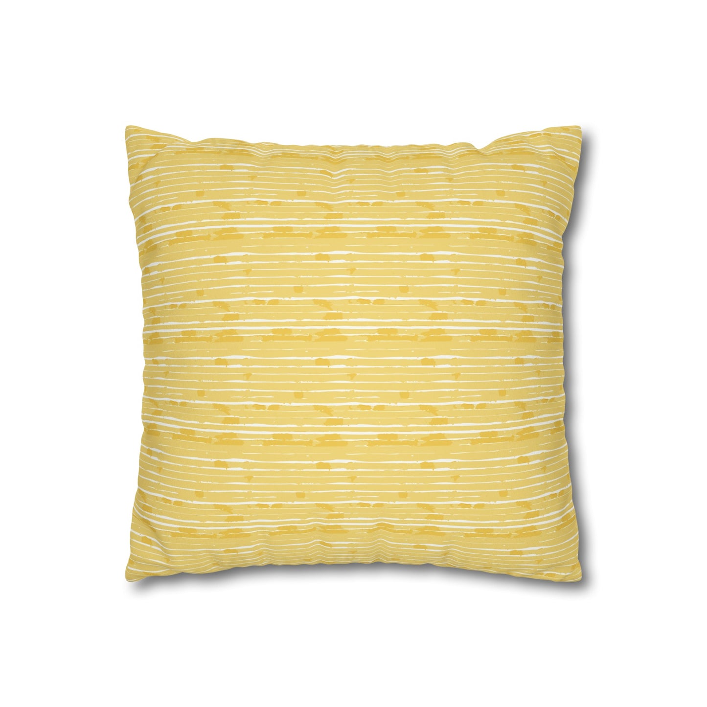 Lemon Cushion 04 Faux Suede Square Pillowcase