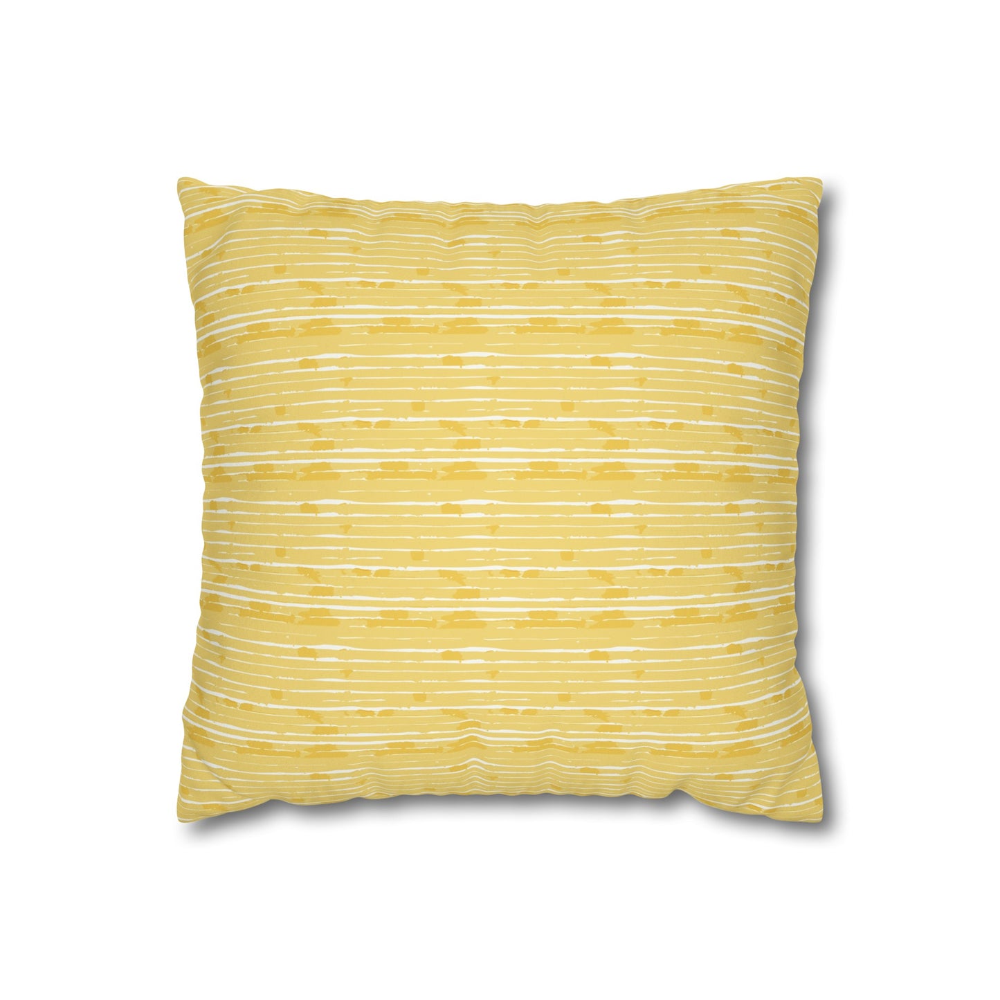 Lemon Cushion 04 Faux Suede Square Pillowcase