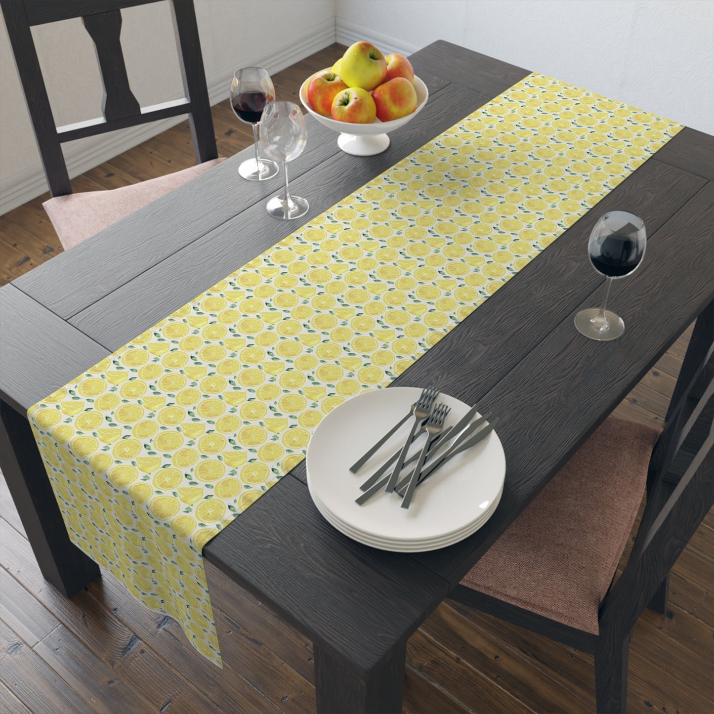 Lemon Cushion Table Runner (Cotton, Poly)