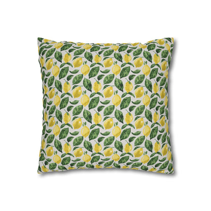 Lemon Cushion 03 Spun Polyester Square Pillowcase