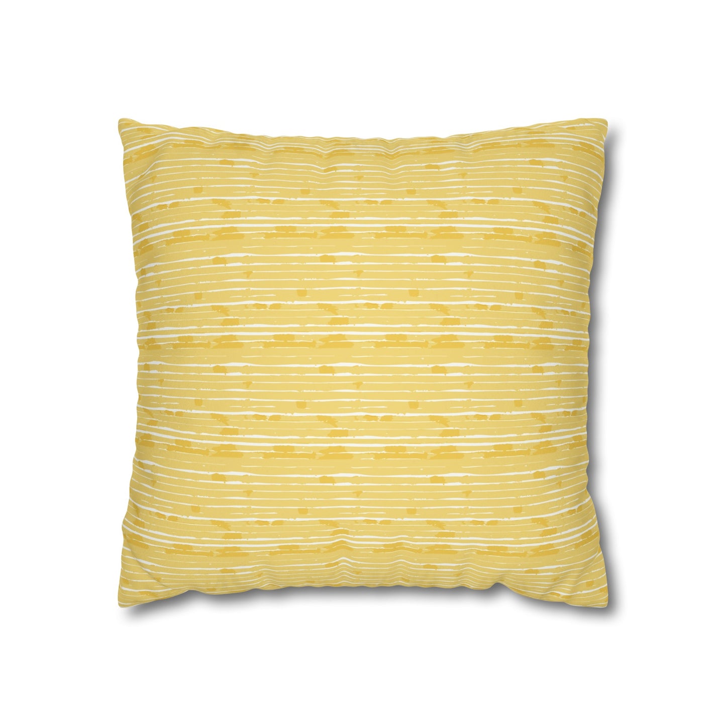 Lemon Cushion 04 Faux Suede Square Pillowcase