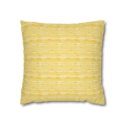 Lemon Cushion 04 Faux Suede Square Pillowcase