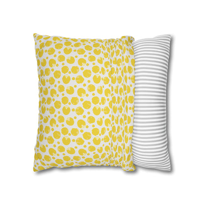 Lemon Cushion 05 Spun Polyester Square Pillowcase