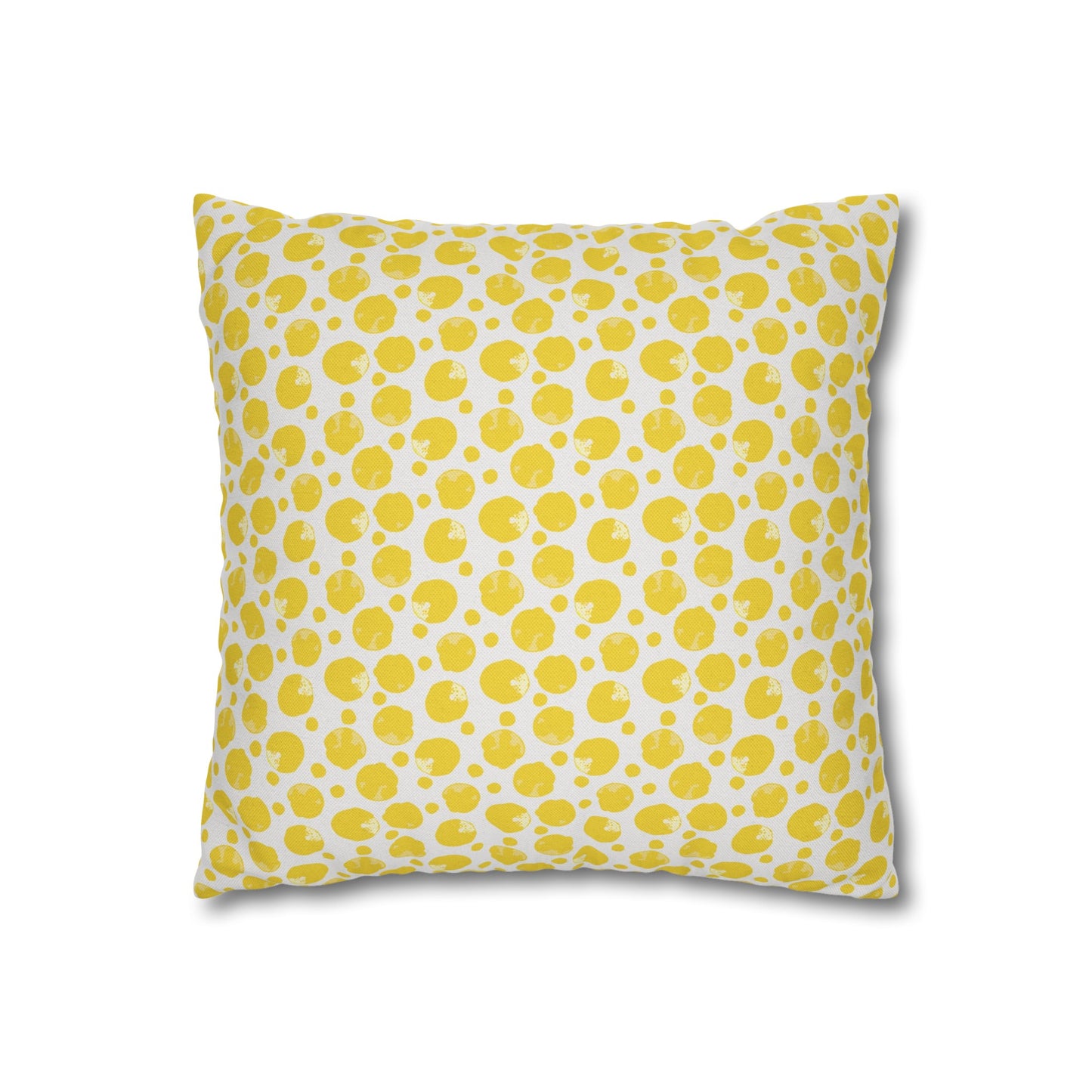 Lemon Cushion 05 Spun Polyester Square Pillowcase